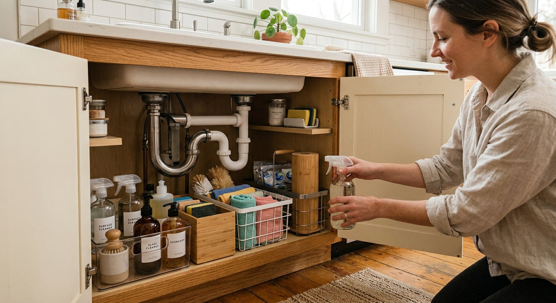 How to Store Cleaning Supplies Under the Kitchen Sink: The Ultimate Guide to a Clutter-Free Cabinet