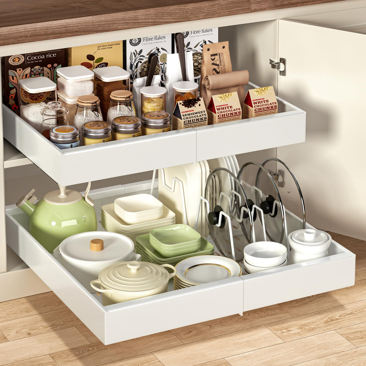 How to Organize Small Kitchen Cabinets for More Storage