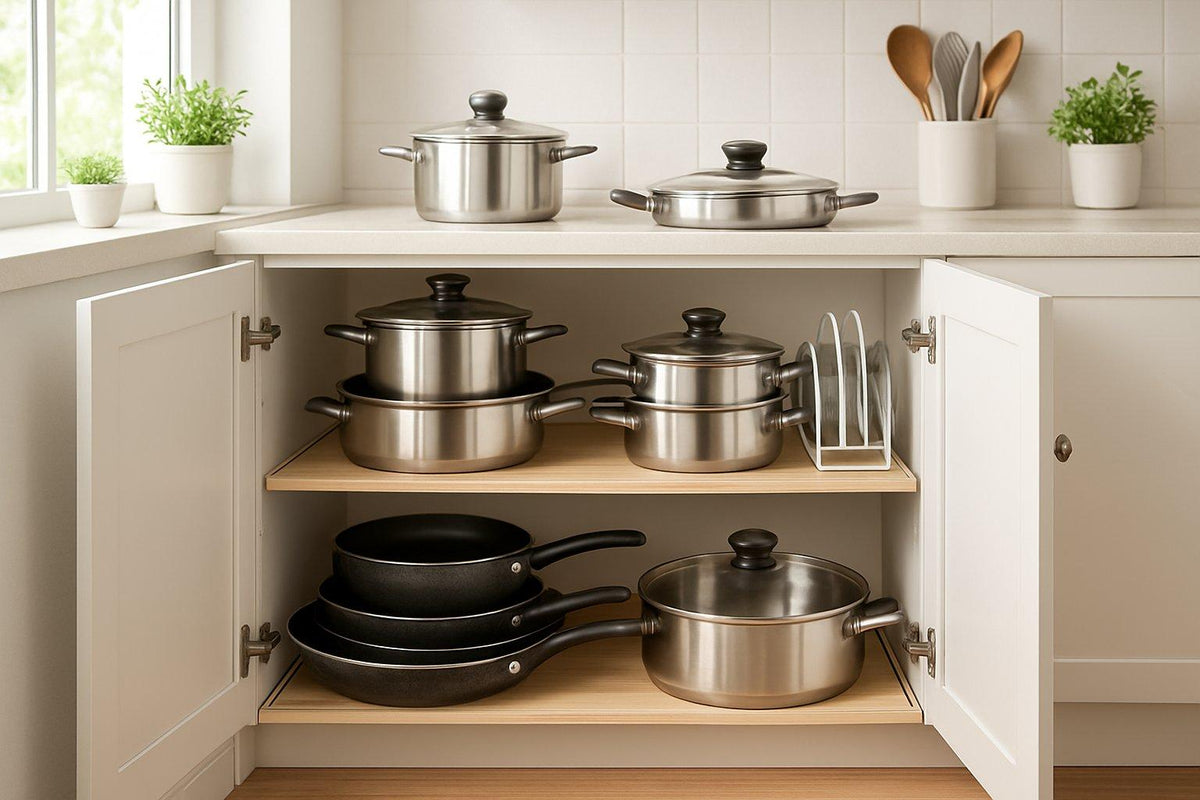 How to Store Pots and Pans Without Taking Over Your Cabinets