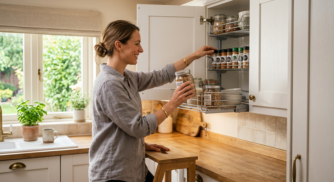 Clever Ways to Tame Your Hard-to-Reach Kitchen Cabinets (and Reclaim Your Kitchen)