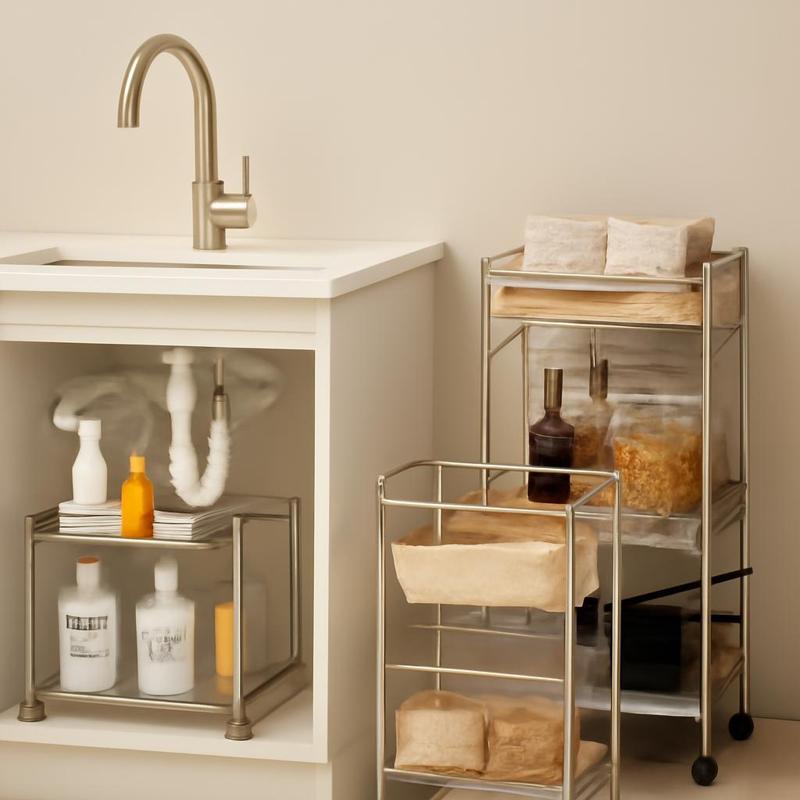 Innovative Storage Solutions for Under-Sink and Cabinet Spaces in Small Kitchens