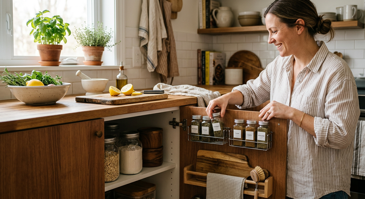 How to Use Kitchen Cabinet Doors for Extra Storage: Unlock Hidden Space