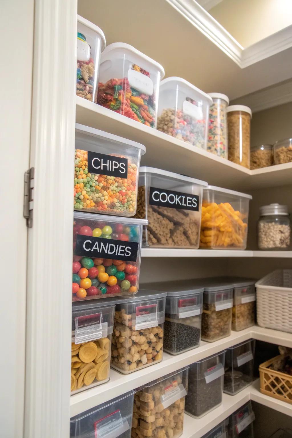 Halloween Pantry Organization: Make Room for Candy, Snacks, and Party Food