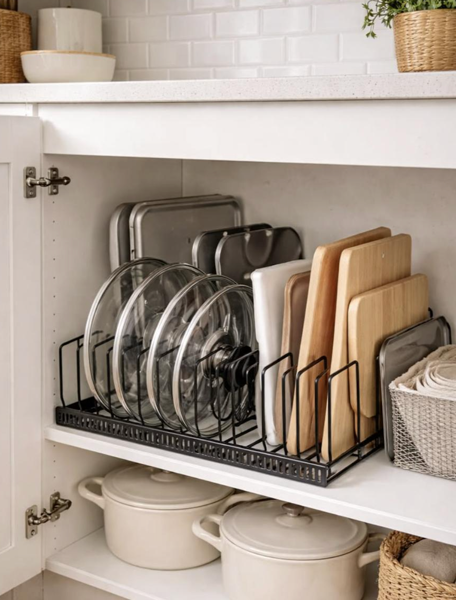 Cutting Board & Lid Organizers