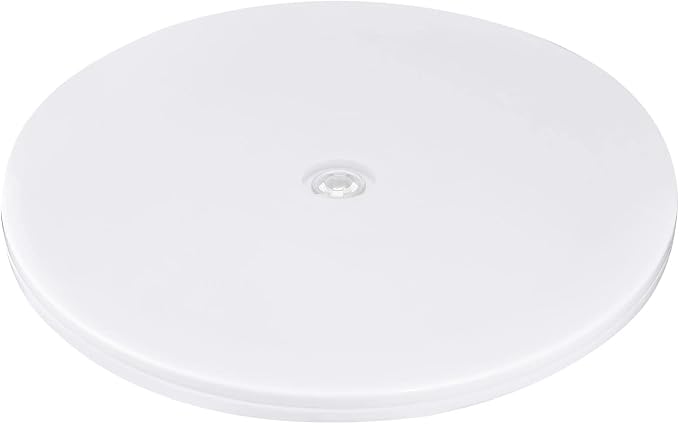 MECCANIXITY 9inch Rotating Swivel Stand with Steel Ball Bearings Lazy Susan Base Turntable for Kitchen Corner Cabinets, White by MECCANIXITY