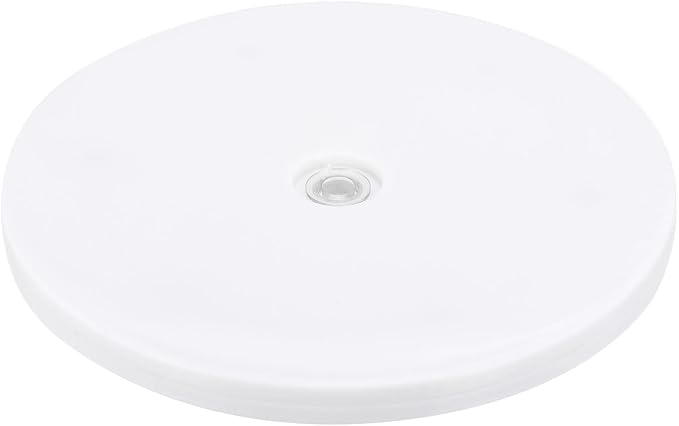 MECCANIXITY 7inch Rotating Swivel Stand with Steel Ball Bearings Lazy Susan Base Turntable for Kitchen Corner Cabinets, White by MECCANIXITY