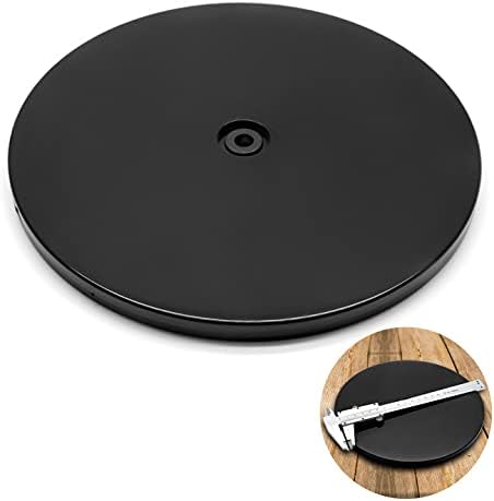 Jersvims 8 Inch Acrylic Turntable Platter, Black Turntable Organizer Round Rotating Plate for Kitchen Pantry Cabinet Desk Rack Spice Cake Cookie Decorating | Round Rotating Plate, For Kitchen Pantry Cabinet Desk, Turntable Organizer, Spice Cake Cookie ... by Jersvimc