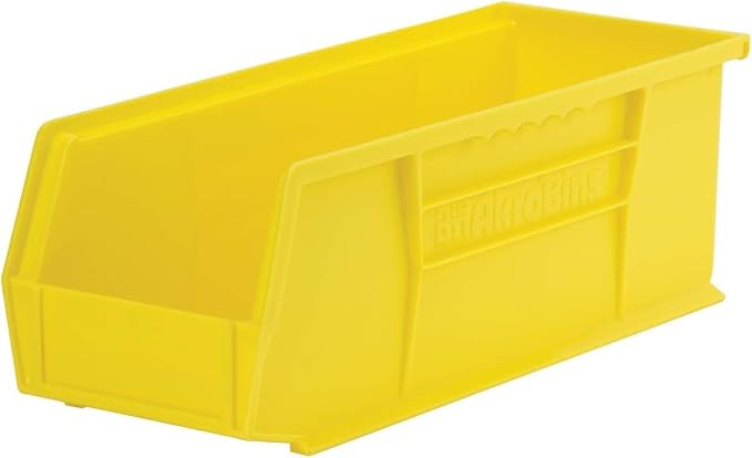 Akro-Mils 30234 AkroBins Plastic Storage Bins, 15"x5"x5", Yellow, 12-Pack - Image 10