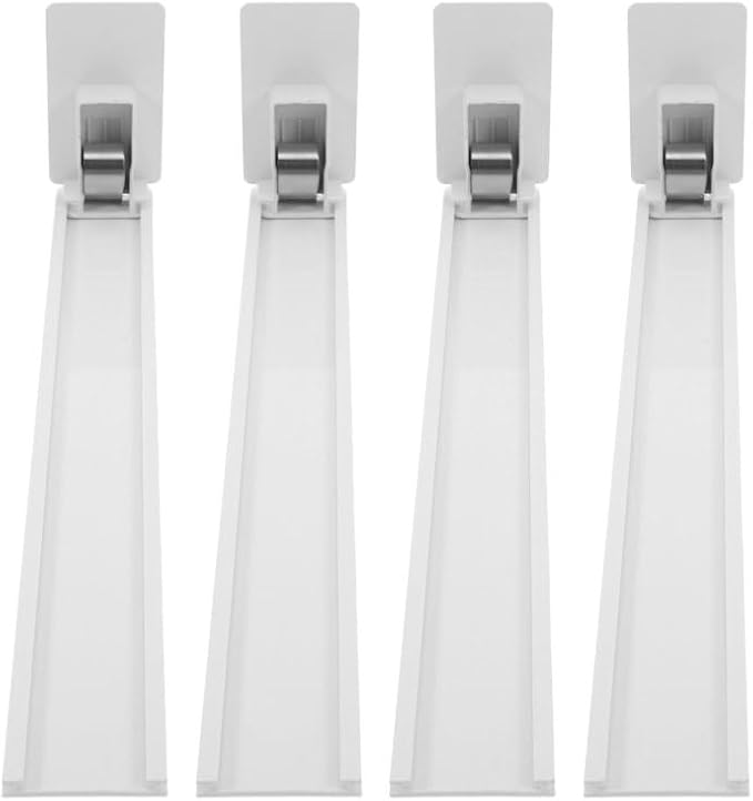 Homoyoyo Automatic Shelf Pusher for Supermarket and Convenience Store Adjustable Beverage Organizer with Integrated Rail Design 4-Pack Easy Installation Drink Display Pushers 8.26X2.95X1.57In - Image 9