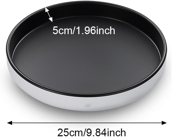 LAMY Lazy Susan for Table Top, 10 Inch Lazy Susan Organizer for Cabinet | Lazy Susan turntable for kitchen, pantry, refrigerator & bathroom.Smooth 360 degree rotation for easy access and organization - Image 9