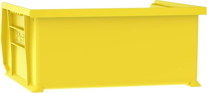 Akro-Mils 30235 AkroBins Plastic Storage Bins, 11"x11"x5", Yellow, 6-Pack | Space-Saving Stackable Bins for Garage, Pantry, Craft Organization - Image 8