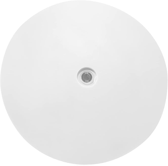 Jersvims 6 Inch Acrylic Turntable Platter, White, 2Pcs | Round Rotating Plate, For Kitchen Pantry Cabinet Desk Rack, Spice Cake Cookie Decorating - Image 7