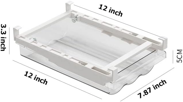IVAILEX Egg Holder for Refrigerator, Fridge Egg Storage Tray, Clear Plastic Egg Drawer for Refrigerator, Space Saver Egg Storage Container & Organizer - Image 7