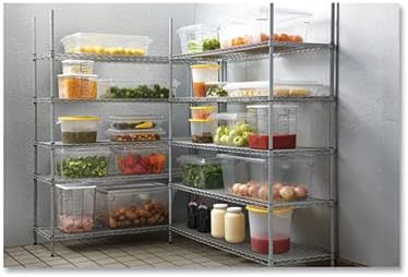Rubbermaid Commercial Products Food Storage Box/Tote, 5 Gallon, Clear, for Restaurant/Kitchen/Cafeteria - Image 3