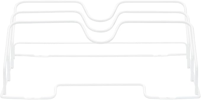Household Essentials White Steel Door Mount Lid Rack - Image 4
