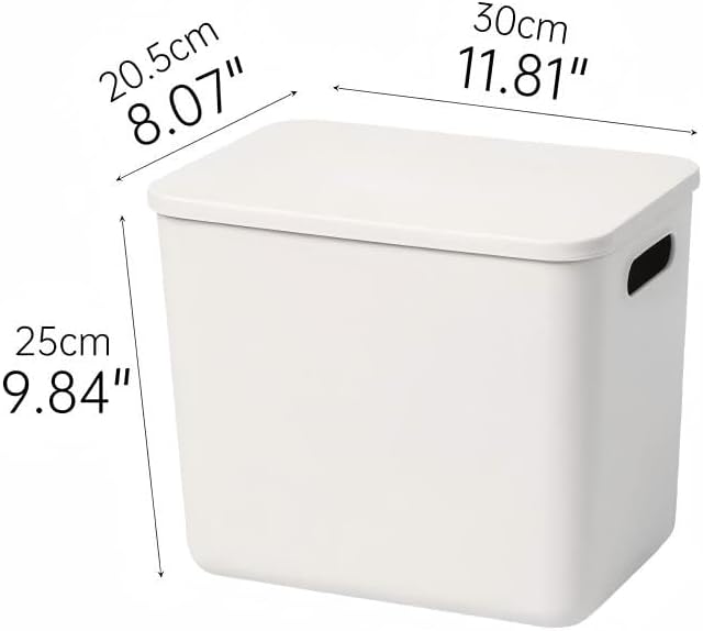 4 Piece Plastic Storage Bins with Lids,11.8 x 8 x10 Inch Versatile Kitchen Pantry Organization and Storage,for Plastic Storage Container Under Bed,Under Sink Bathroom Organizer (Light grey, 4L) - Image 7