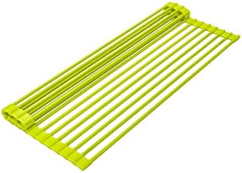 True & Tidy, Multi-Purpose Over the Sink Roll-Up Drying Rack, DR-881, Lime - Image 4
