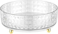 Non Skid Lazy Susan Turntable, Spice Rack Turntable, 9 Inch Spinning Organizer, 360 Degree Rotating Seasoning Organizer for Kitchen Pantry Cabinet Perfume Makeup Cosmetic Refrigerator, Clear by Himilucky