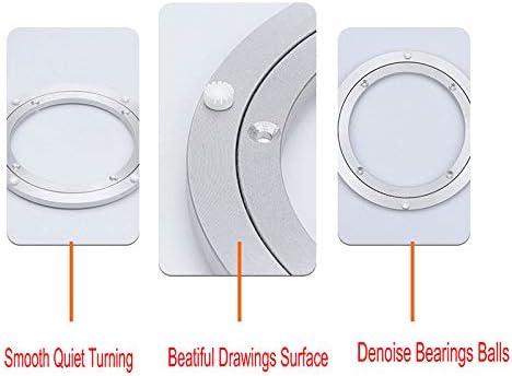 Aluminum Heavy Duty Lazy Susan Rotating Turntable Bearing Swivel Plate Hardware for Dining-Table (6 inch) - Image 3