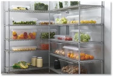Rubbermaid Commercial Products Food Storage Box/Tote, 5 Gallon, Clear, for Restaurant/Kitchen/Cafeteria - Image 4