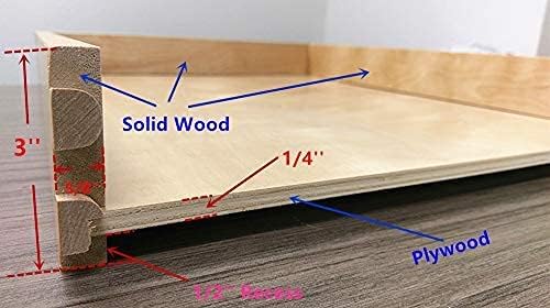 Elysian Pull-Out Tray Organizer, 17" W × 21" D Sliding Storage Drawer with Full-Extension 35mm Ball-Bearing Slides, Roll-Out Shelf for Kitchen Cabinet Organization - Image 5