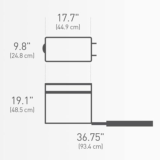 simplehuman Under Counter Pull-Out Can, 30L / 8 Gallon In-Cabinet Trash Can, Heavy-Duty Steel Frame, Commercial-Grade Ball-Bearing Tracks, Hides Trash Inside the Cabinet - Image 5