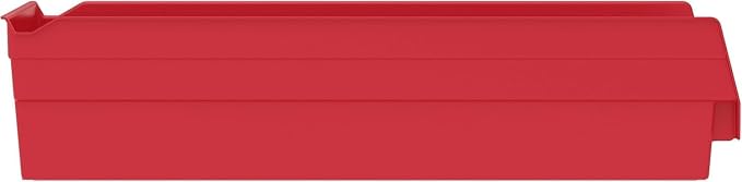 Akro-Mils 30138 Heavy Duty Plastic Shelf Bins, 18"x 6.5"x 4", Red, 12-Pk | Heavy Duty Nesting Storage Bins for Garage, Closet, Refrigerator, Kitchen, Cabinet, Drawer Organization, Pantry Organization - Image 7