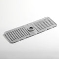 Kitlers Silicone Edge Protectors - Multifunction Sink Accessories, Splash Guard & Draining Mat for Kitchen, Bathroom Sink, Steel, Granite, Quartz Countertops(Transparent) by Unknown