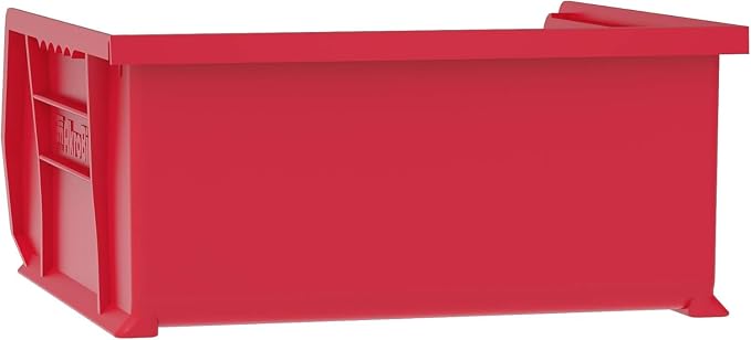 Akro-Mils 30235 AkroBins Plastic Storage Bins, 11"x11"x5", Red, 6-Pack | Space-Saving Stackable Bins for Garage, Pantry, Craft Organization - Image 8