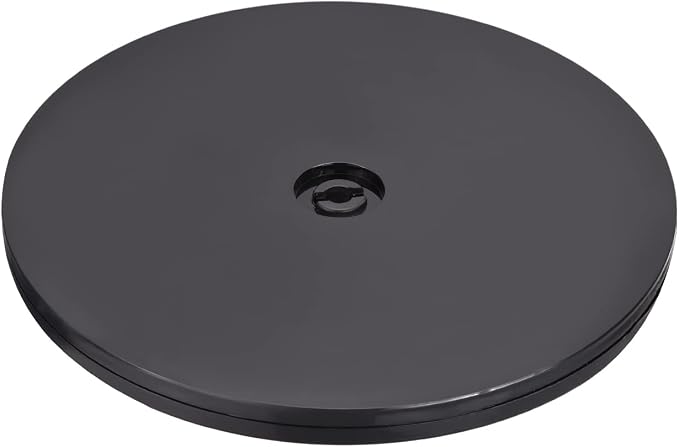 MECCANIXITY 7inch Rotating Swivel Stand with Steel Ball Bearings Lazy Susan Base Turntable for Kitchen Corner Cabinets, Black by MECCANIXITY