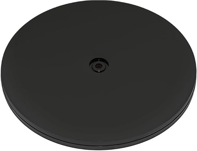 1Pcs Black Acrylic Lazy Susan 8 Inch Turntable Organizer Bearings | Mini Lazy Susan, Small Lazy Susan Turntable, 360° Rotating Swivel Plate for Spice Rack, Cosmetic, Cake, Pantry, DIY Display by Adyoney