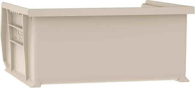 Akro-Mils 30235 AkroBins Plastic Storage Bins, 11"x11"x5", Stone, 6-Pack | Space-Saving Stackable Bins for Garage, Pantry, Craft Organization - Image 8
