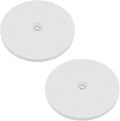 2Pcs White Acrylic Lazy Susan 6 Inch Turntable Organizer Bearings | Mini Lazy Susan, Small Lazy Susan Turntable, 360° Rotating Swivel Plate for Spice Rack, Cosmetic, Cake, Pantry, DIY Display by Adyoney