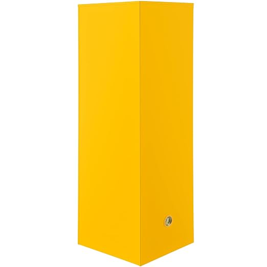 VEVOR Flammable Cabinet, 18" x 18" x 35", Yellow | Galvanized Steel, Safety Cabinet, Adjustable Shelf, Commercial, Industrial, Home Use - Image 11