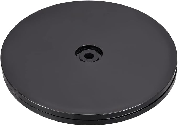 MECCANIXITY 6inch Rotating Swivel Stand with Steel Ball Bearings Lazy Susan Base Turntable for Kitchen Corner Cabinets, Black by MECCANIXITY