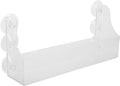 Homoyoyo Suction Cup Fridge Shelf Transparent Beverage Rack for 5 Cans Acrylic Refrigerator Storage Shelf Punch-Free Display Frame for Smooth Surfaces Kitchen Organization by Homoyoyo