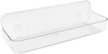 Long Adhesive Wall Organizer Shelf, No-Drill, Clear | BPA-Free PET, Built-In Drain Holes, Detachable, Extended Storage for Shampoo Bottles, Body Wash, Spice Jars by COLINCH