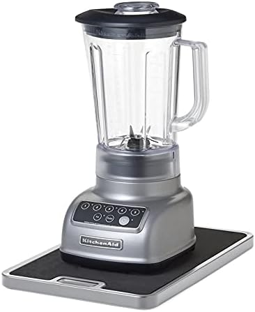 Nifty Medium Appliance Rolling Tray - Silver, Home Kitchen Counter Organizer, Integrated Rolling System, Non-Slip Pad Top for Coffee Maker, Stand Mixer, Blender, Toaster - Image 9