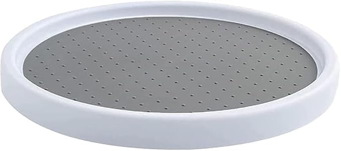10 Inches Lazy Susan Turntable, Pantry Organizers and Storage Spice Rack Can Organizer for Kitchen Cabinet Fridge, Decorative Tray for Fruit, Corner Cabinet Pantry Bathroom Cosmetic Farmhouse by Himilucky