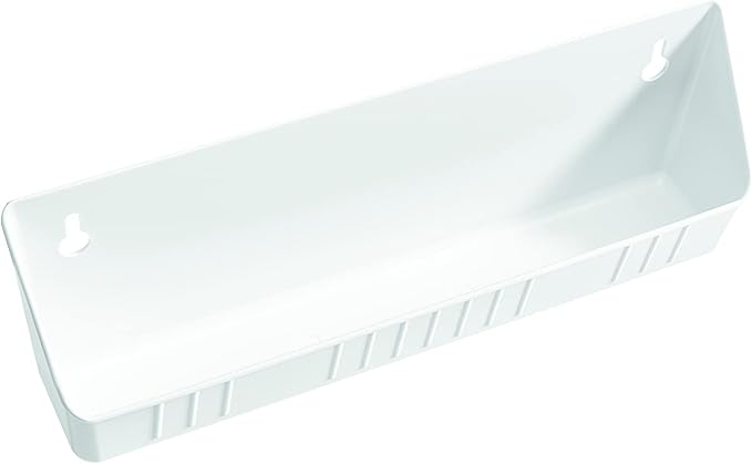 Rev-A-Shelf 14" Tip-Out Plastic Sink Trays for Kitchen and Bathroom Base Cabinet, Pull Out Vanity Shelf Home Organizer, White, 6572-14-11-52 - Image 8