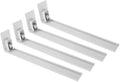 Homoyoyo Automatic Shelf Pusher for Supermarket and Convenience Store Adjustable Beverage Organizer with Integrated Rail Design 4-Pack Easy Installation Drink Display Pushers 8.26X2.95X1.57In by Homoyoyo