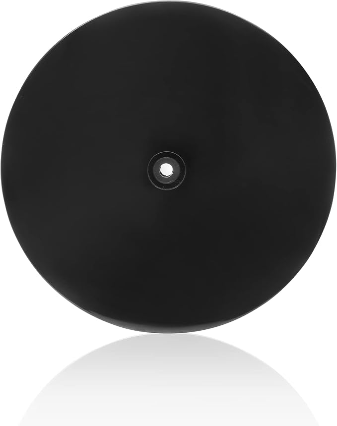 Jersvims 8 Inch Acrylic Turntable Platter, Black Turntable Organizer Round Rotating Plate for Kitchen Pantry Cabinet Desk Rack Spice Cake Cookie Decorating | Round Rotating Plate, For Kitchen Pantry Cabinet Desk, Turntable Organizer, Spice Cake Cookie ... - Image 2