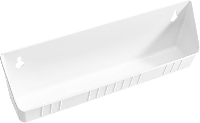 Rev-A-Shelf 11" Tip-Out Plastic Sink Trays for Kitchen and Bathroom Base Cabinet, Pack of 2 Pullout Vanity Shelf Home Organizer, White, 6572-11-11-52 - Image 8