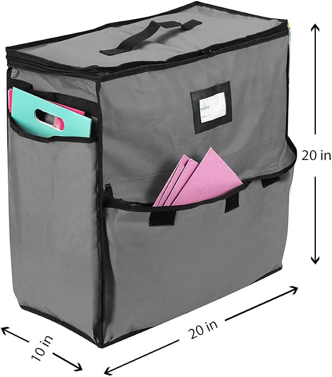 Unique Holiday Storage Organizer Gift Bag and Wrapping Accessories (Gray) - Image 3