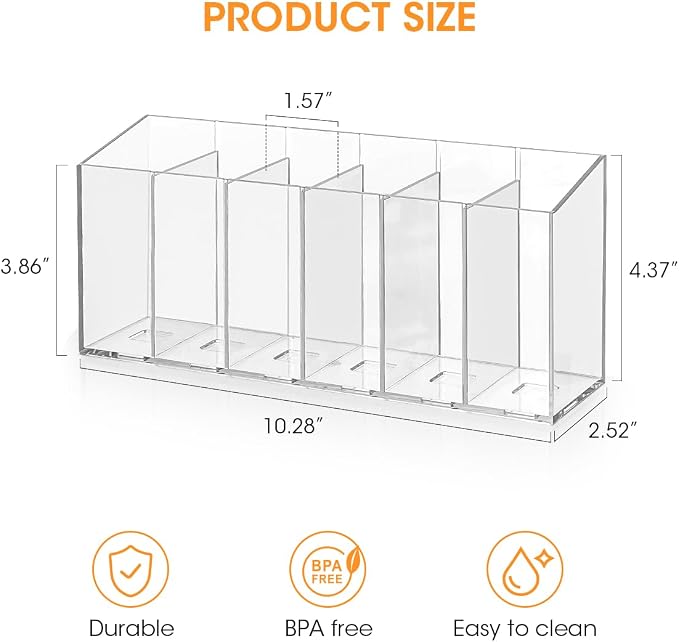 Aieve 2 Pack Drink Packet Organizer, Water Drink Packet Holder with Removable Dividers for Pantry Organizers and Storage, Water Flavor Powder Mix Holder for Kitchen Storage Organization - Image 5