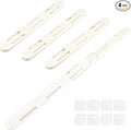 LELE LIFE Adhesive Pull Out Cabinet Drawer Sliders, Drawer Bin Organizer Sliding Rails Guides, No Drill DIY Basket Slides Bottom Mount for Shelf (4 Pack) by LELE+LIFE