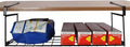 Foil and Plastic Wrap Organizer Kitchen Under Cabinet Desk Pantry Hanging Organizer Storage Foldable Rack (Black) by OKOMATCH