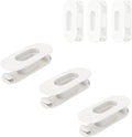 6 Pack Cord Organizer for Kitchen Appliances, Milky White | Upgraded Stackable Silicone Adhesive Cable Management Wrap Holder, for Mixer Blender Air Fryer Pressure Cooker Coffee Maker by Baskiss