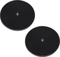 2Pcs Black Acrylic Lazy Susan 7 Inch Turntable Organizer Bearings | Mini Lazy Susan, Small Lazy Susan Turntable, 360° Rotating Swivel Plate for Spice Rack, Cosmetic, Cake, Pantry, DIY Display by Adyoney
