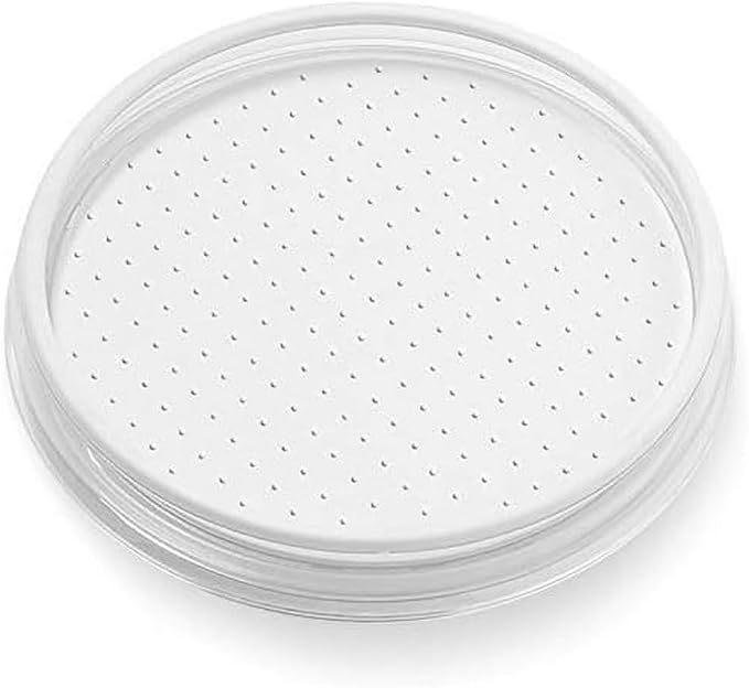 madesmart Clear 10 Inch Turntable, Grey | non slip feet, see through design, wide base, smooth spinning access, spices snacks bottles, woman owned by madesmart%C2%AE